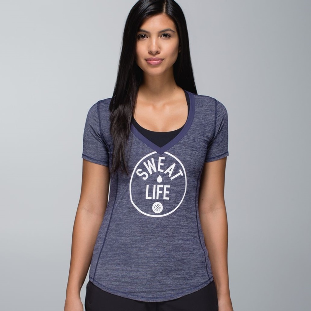 Lululemon Runner Up Sweat Life Short SleeveT-Shirt